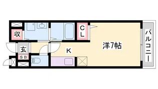 タウニー北条 2【102号室】の間取り