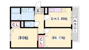 パルティーレ【1階】の間取り