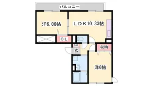 パルティーレ【1階】の間取り