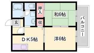 プランドール汐見台【2階】の間取り