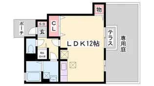 ロイヤルメゾンマエダ【1階】の間取り