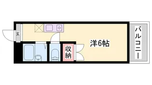 ノーブル高町【204号室】の間取り