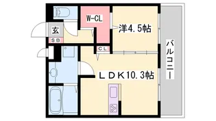 アップフィールド【1階】の間取り
