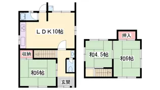 兵庫県姫路市田寺7【一戸建】の間取り