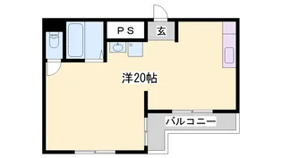 白国弘友ハイツ【303号室】の間取り