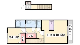 シャイン ハートⅡ【2階】の間取り