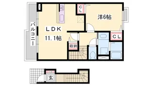 ラピッド【2階】の間取り