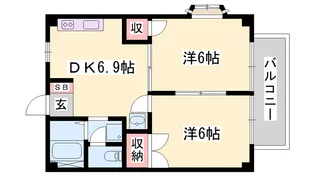 プチメゾン【2階】の間取り