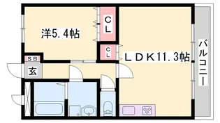 メゾン・フレグランス【1階】の間取り
