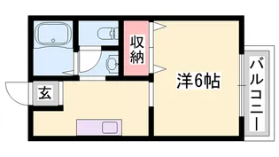 サンライフアイA【1階】の間取り
