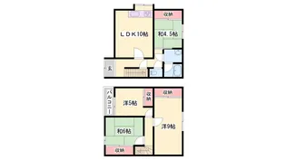 兵庫県姫路市夢前町山冨【一戸建】の間取り