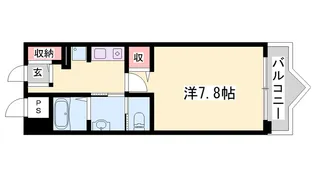 サニーガーデン【8階】の間取り