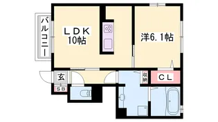 Sumika A【1階】の間取り
