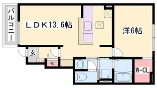 グランチャレットⅡ【1階】の間取り