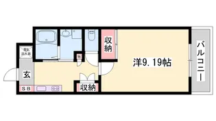 ジュネス宝殿駅前【2階】の間取り