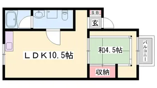 ハイツ47【1階】の間取り