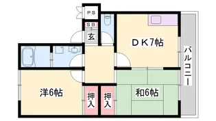 ハイツエスペランサI【1階】の間取り