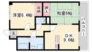 サンプレイス網干駅前【2階】の間取り