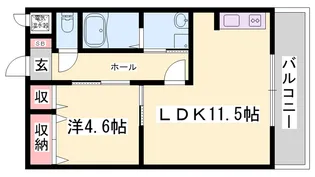 ノースビレッジ長町【2階】の間取り