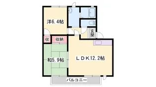 フレグランス大江島B【2階】の間取り