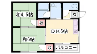 エクレールⅠ【1階】の間取り