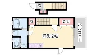 シーズキューブ【202号室】の間取り