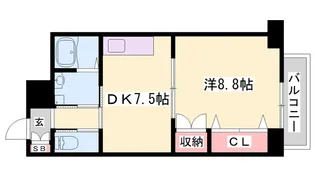 リッチ・キャッスルI【4階】の間取り