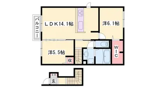 サニーコートM【2階】の間取り