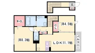 アネックス メイリン【2階】の間取り