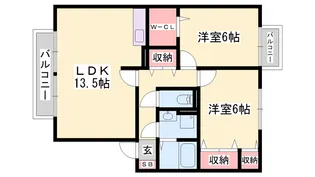 プルミエビジュー A棟【2階】の間取り