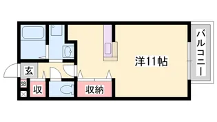 プランドール中広【2階】の間取り