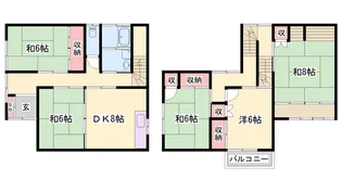 兵庫県姫路市豊富町御蔭【一戸建】の間取り