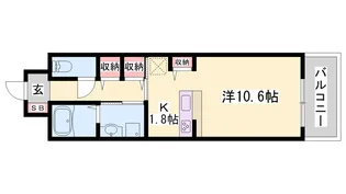 ポーシェガーデン3【204号室】の間取り