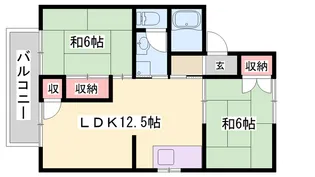 ローゼンハイムC【2階】の間取り