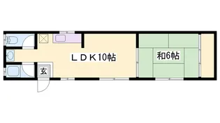 パールハイツ【201号室】の間取り