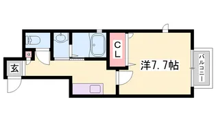 フルール加古川【2階】の間取り