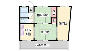 栄マンション【303号室】の間取り
