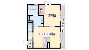 プリムローズ・佳音【2階】の間取り