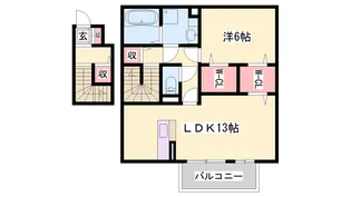 リマーニ K・S【2階】の間取り