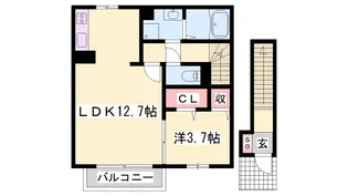 ウィル城北【2階】の間取り