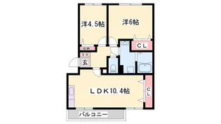 ヒューマンプレイス【3階】の間取り