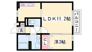 サンライズ城南【2階】の間取り