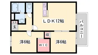 ファミール砂子A棟【102号室】の間取り