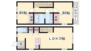 ラフィネス【F号室】の間取り