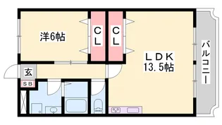 アドニス【3階】の間取り