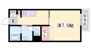 インステージ(In stage)繁昌Ⅰ【1階】の間取り