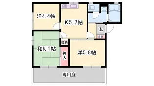 LE HABITAT(ル アビタ)【1階】の間取り