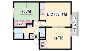 JAサンビレッジ大塚 B棟【1階】の間取り