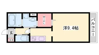 ルミエール野添【102号室】の間取り