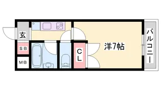 メゾンオームラ【3階】の間取り